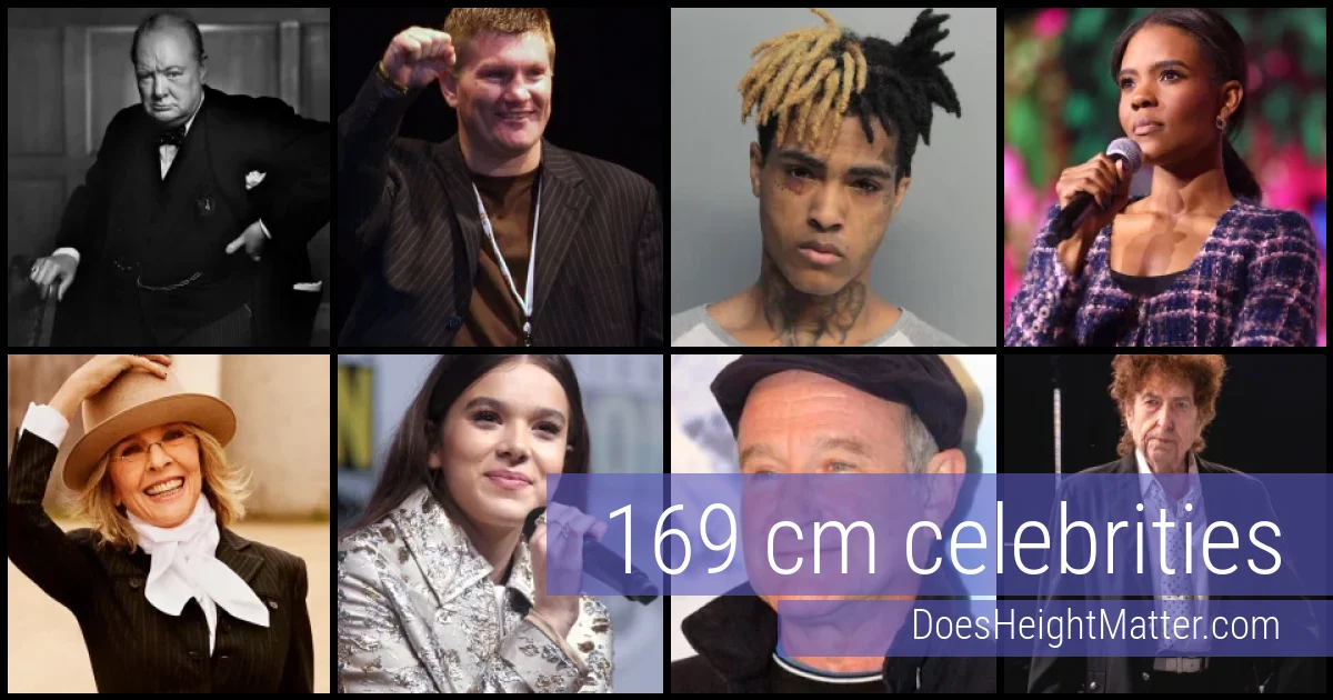 169 cm Celebrities and Famous People