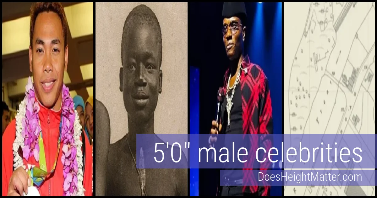 5'0" Male Celebrities and Famous Men