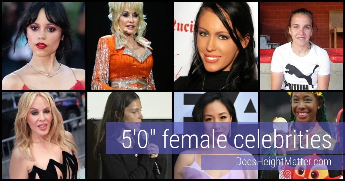 5'0" Female Celebrities and Famous Women
