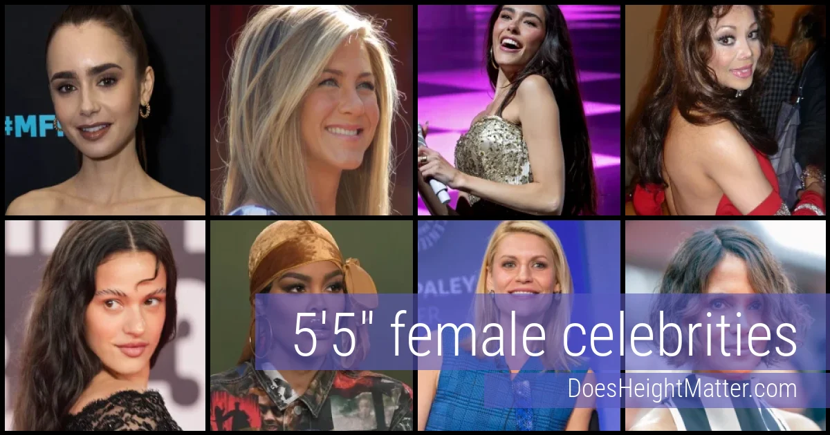 5'5" Female Celebrities and Famous Women