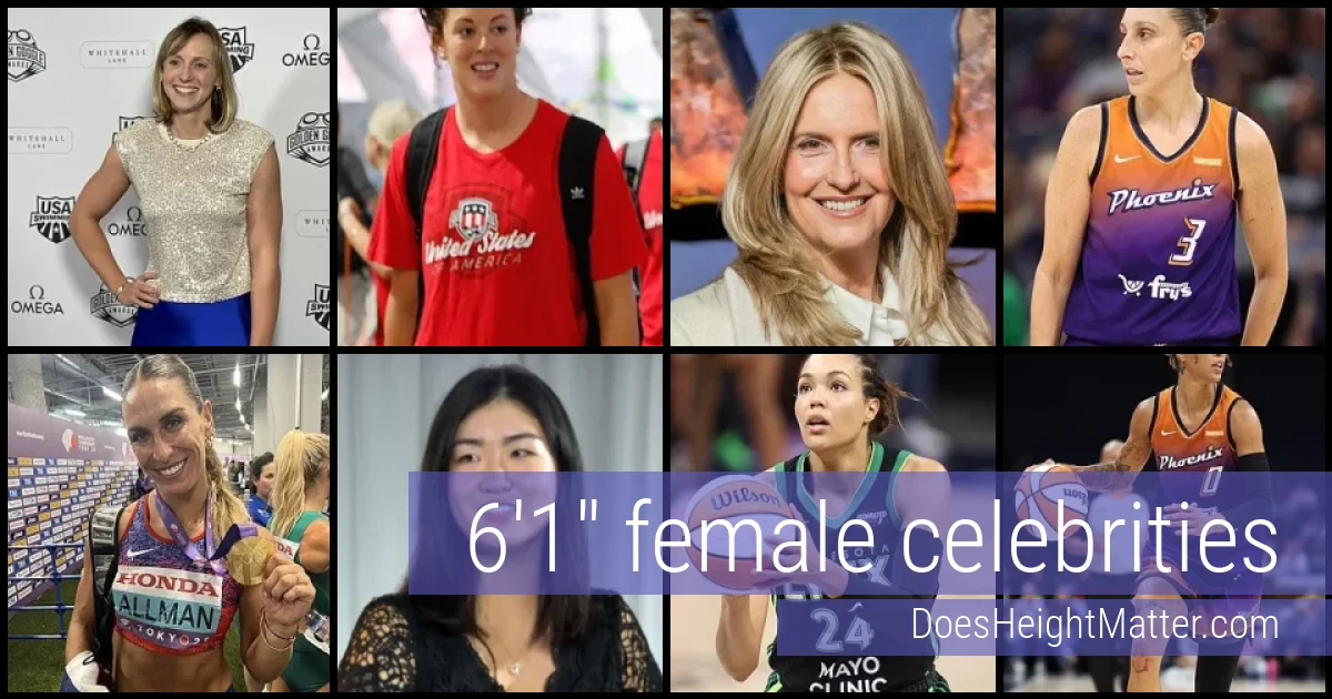 6'1" Female Celebrities and Famous Women
