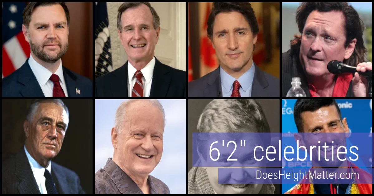 6'2" Celebrities and Famous People