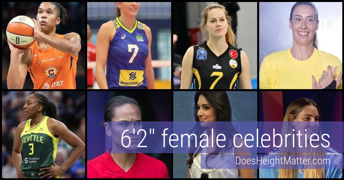 6'2" Female Celebrities and Famous Women