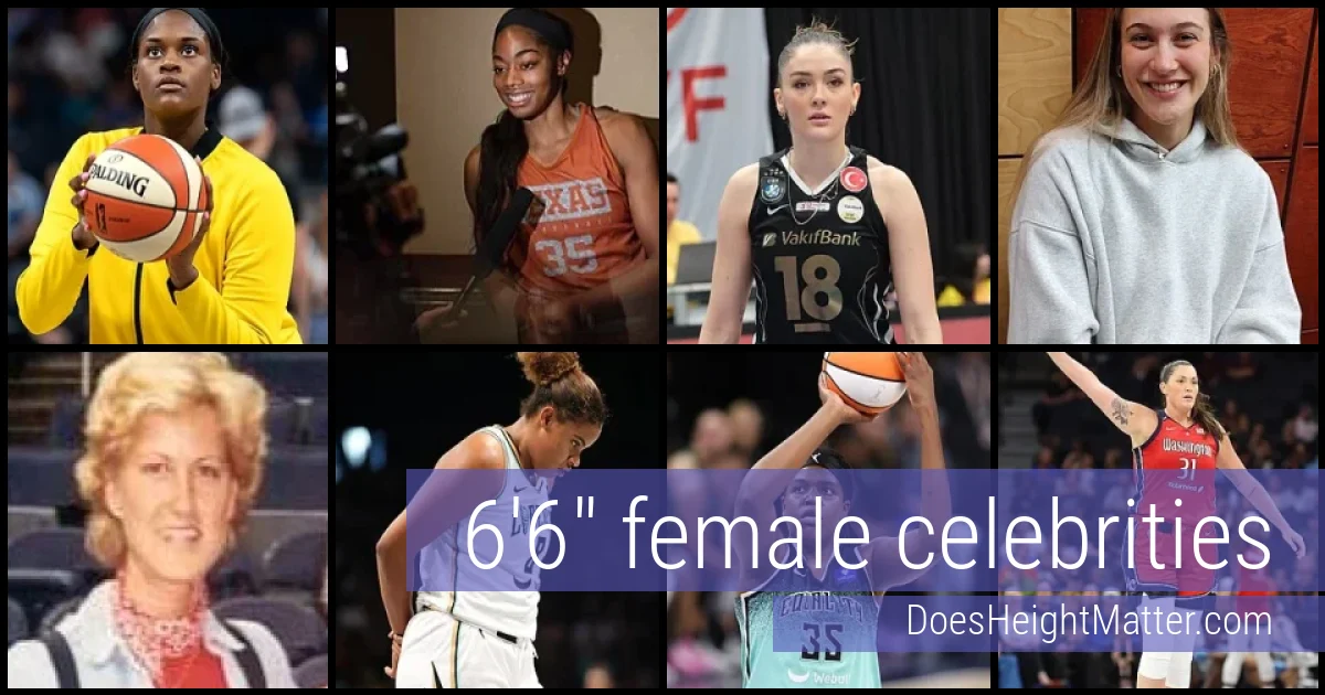 6'6" Female Celebrities and Famous Women