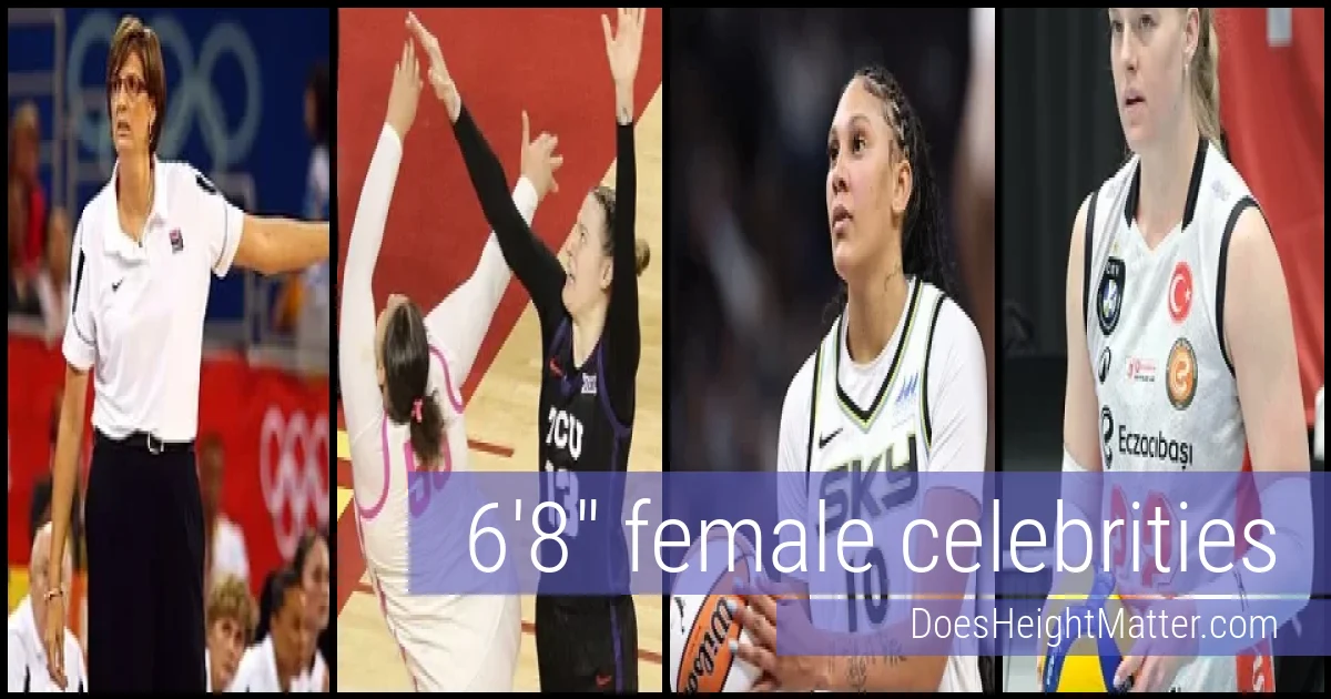 6'8" Female Celebrities and Famous Women