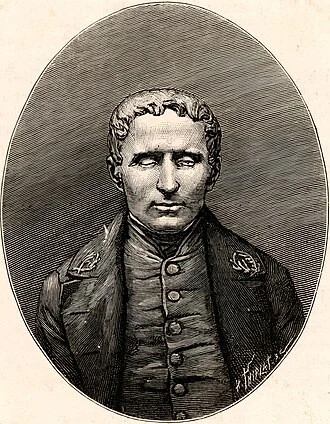 Louis Braille height profile photo