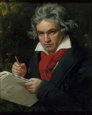 Ludwig van Beethoven height profile photo