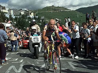Marco Pantani height profile photo