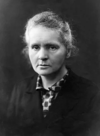 Marie Curie height profile photo