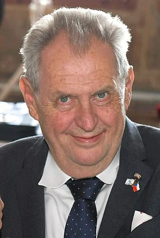 Miloš Zeman height profile photo