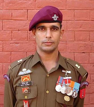 Mohit Sharma (soldier) height profile photo