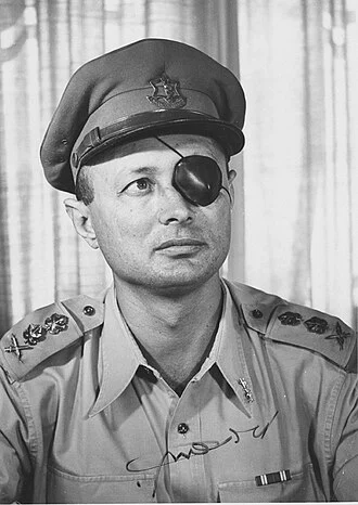 Moshe Dayan height profile photo