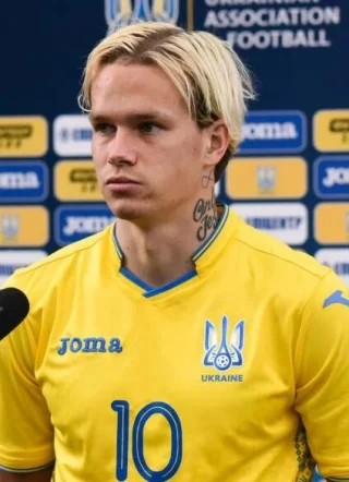 Mykhailo Mudryk height profile photo