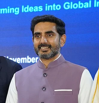 Nara Lokesh height profile photo