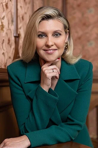 Olena Zelenska height profile photo