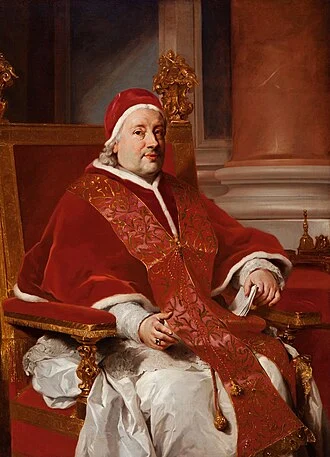 Pope Clement XIII height profile photo
