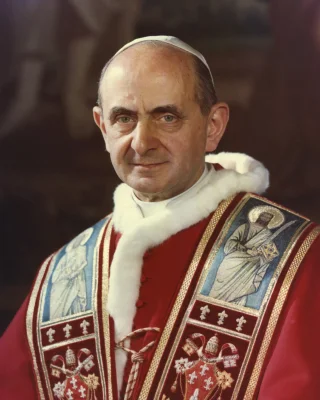 Pope Paul VI height profile photo