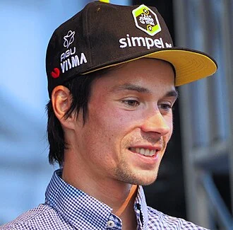 Primož Roglič height profile photo