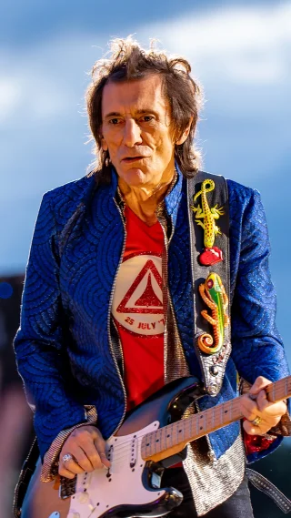 Ronnie Wood height profile photo
