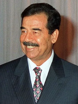 Saddam Hussein height profile photo