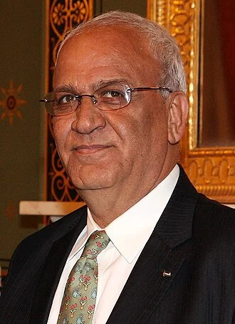 Saeb Erekat height profile photo