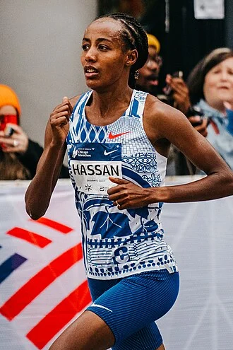 Sifan Hassan height profile photo