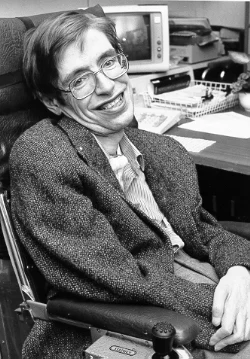 Stephen Hawking height profile photo