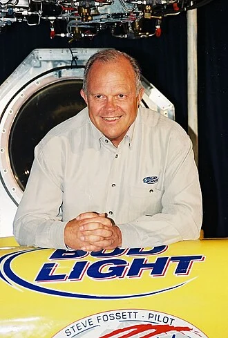 Steve Fossett height profile photo