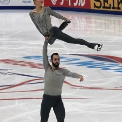 Ashley Cain (figure skater) height profile photo