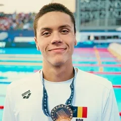 David Popovici height profile photo