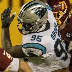 Derrick Brown (American football) height profile photo