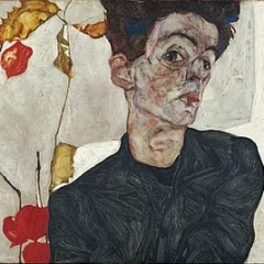 Egon Schiele height profile photo