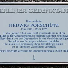 Hedwig Porschütz height profile photo