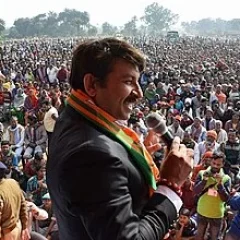 Manoj Tiwari (Delhi politician) height profile photo