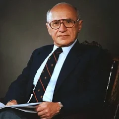 Milton Friedman height profile photo