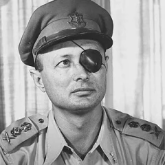 Moshe Dayan height profile photo
