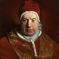 Pope Benedict XIV height profile photo
