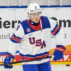 Ryan Leonard (ice hockey) height profile photo
