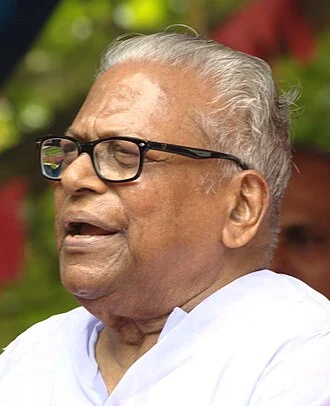 V. S. Achuthanandan height profile photo