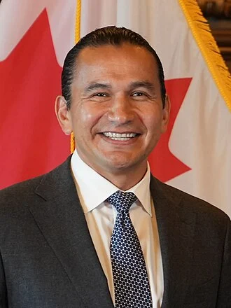 Wab Kinew height profile photo
