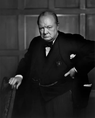 Winston Churchill height profile photo