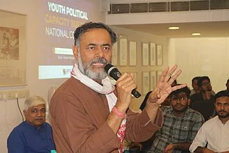 Yogendra Yadav height profile photo
