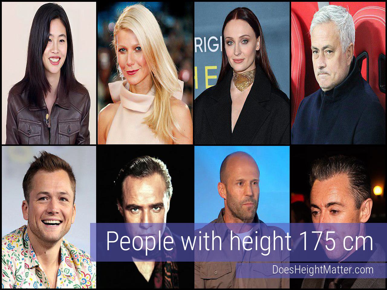 175 cm Celebrities