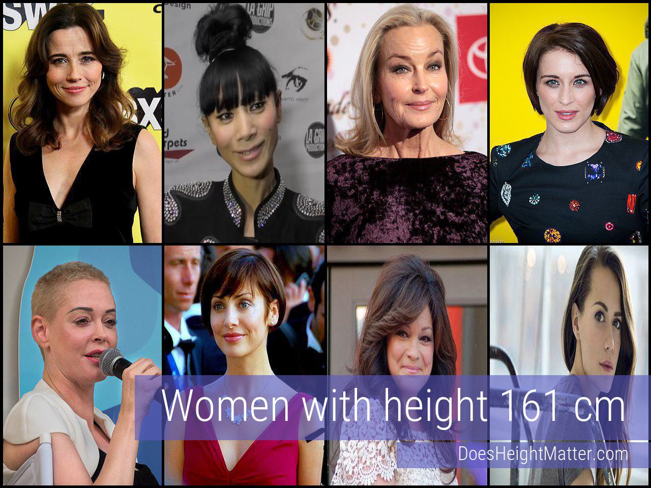 161 cm Female Celebrities