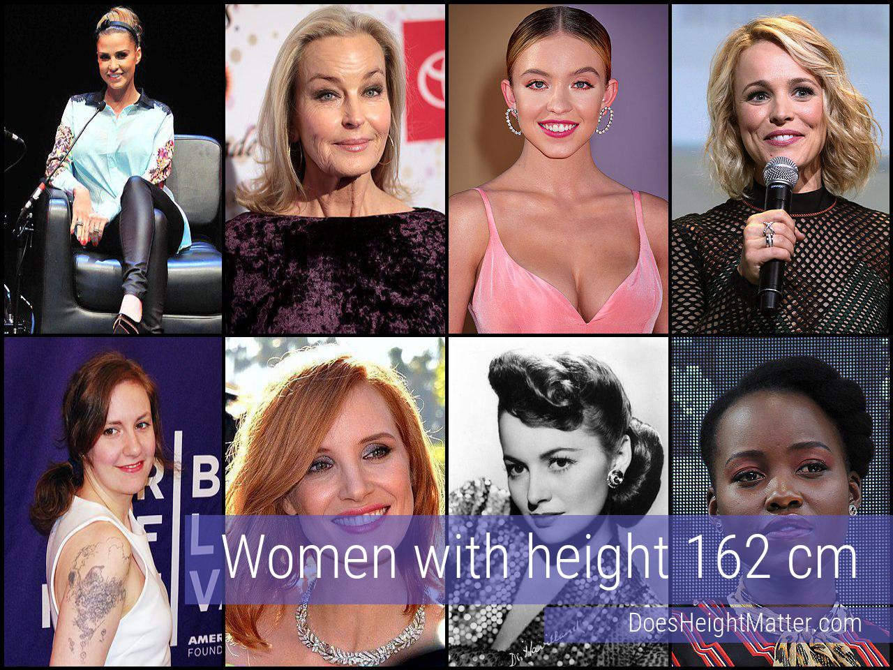 162 cm Female Celebrities