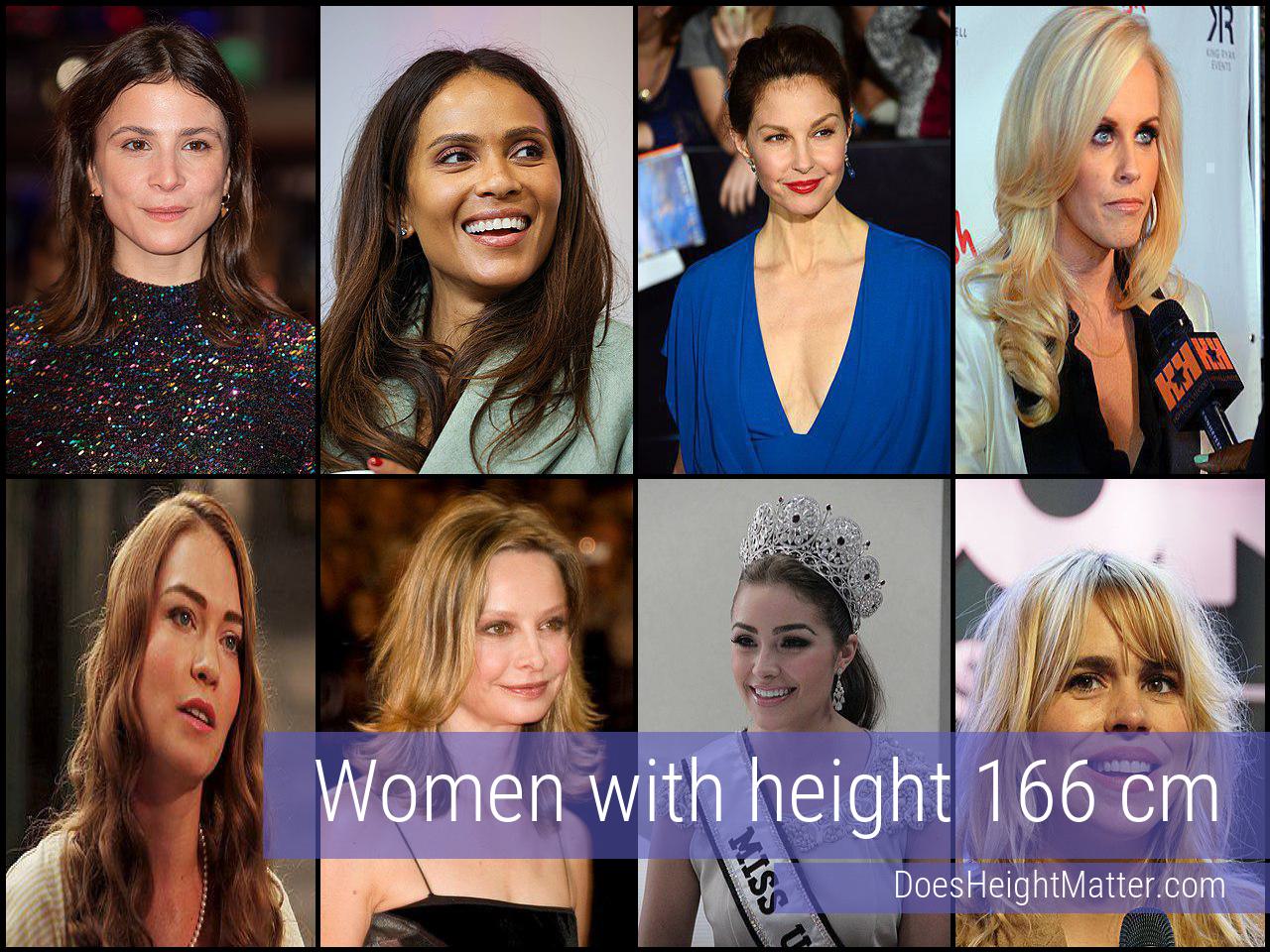 166 cm Female Celebrities