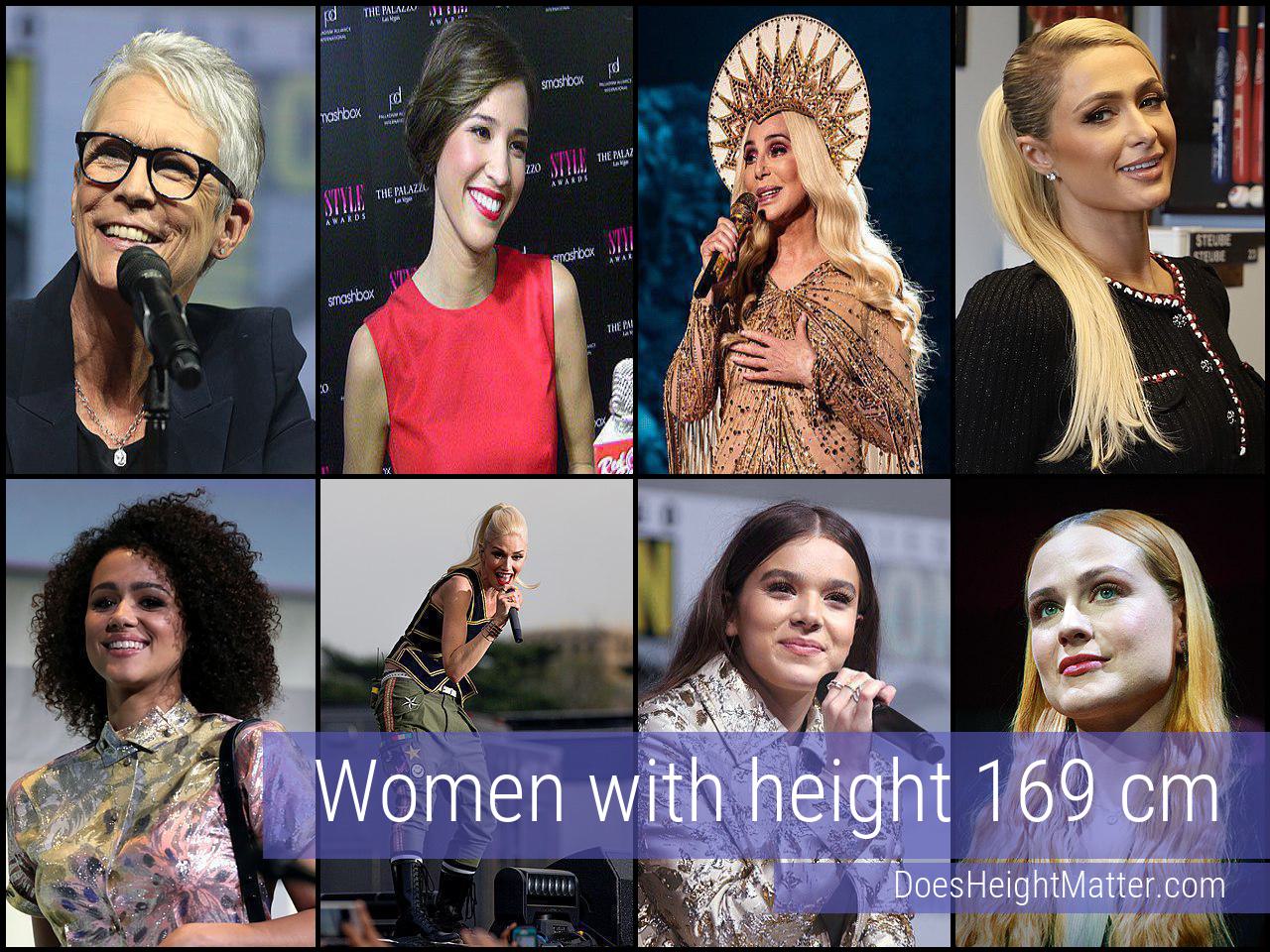 169 cm Female Celebrities