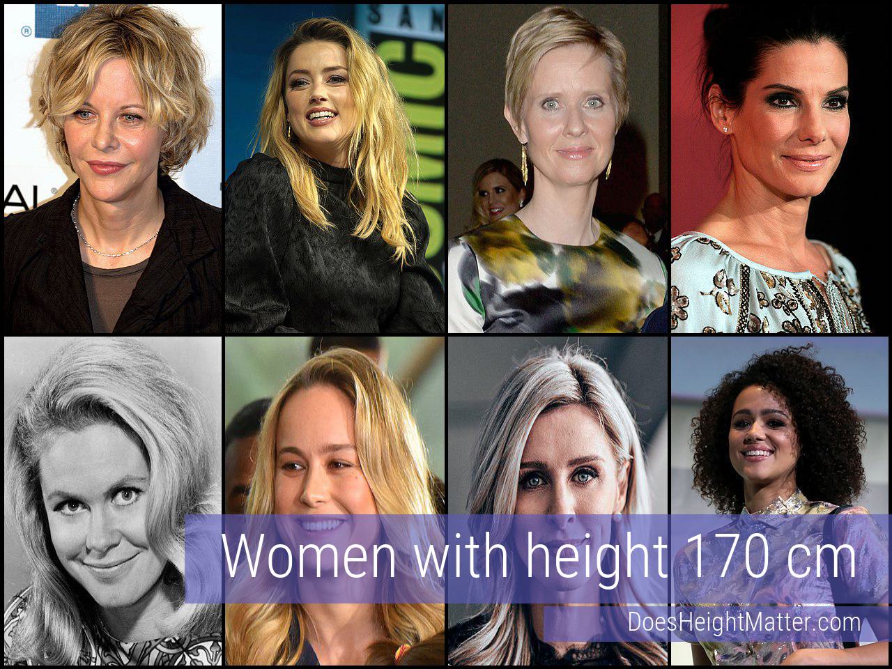 170 cm Female Celebrities