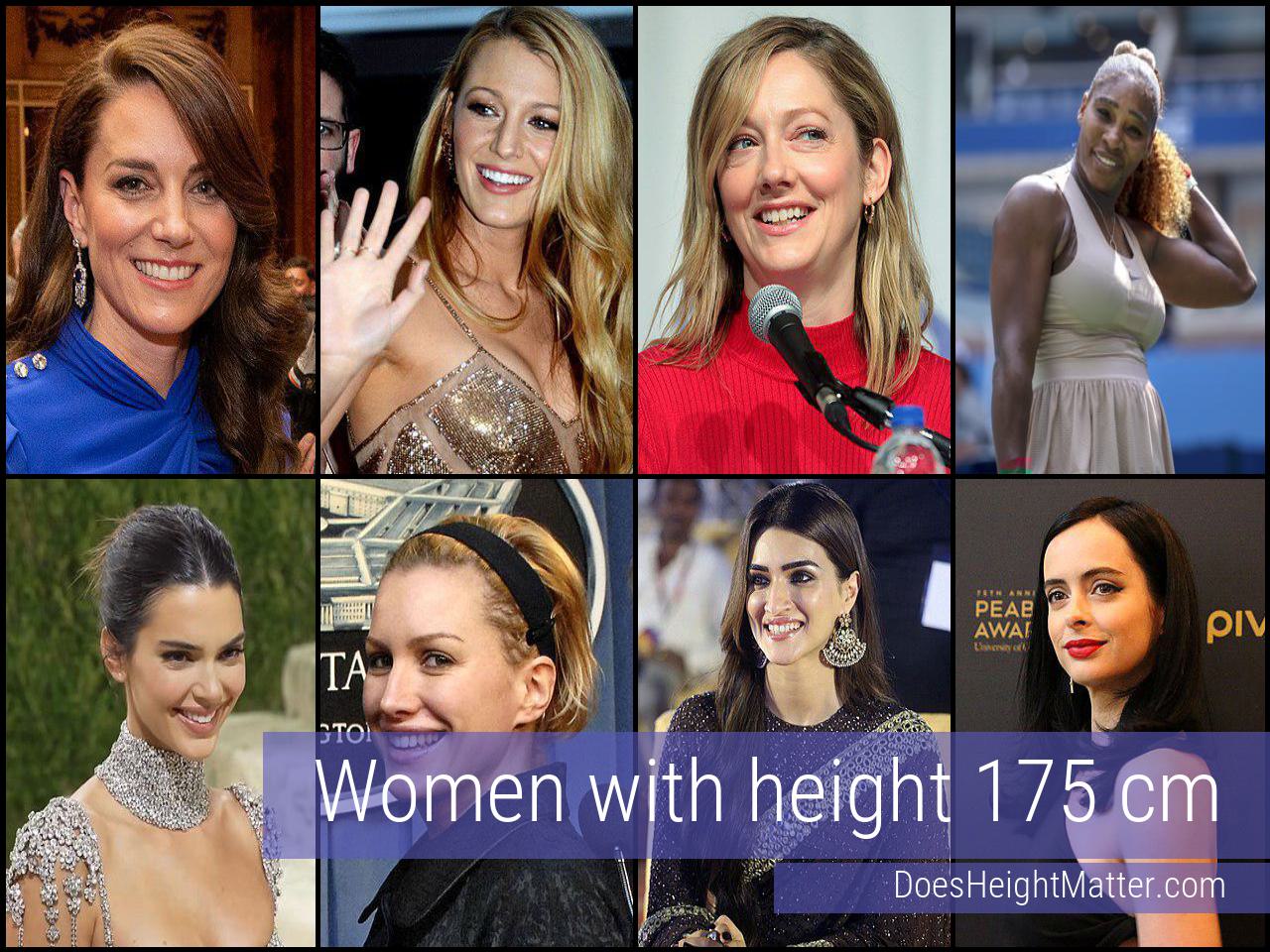 175 cm Female Celebrities