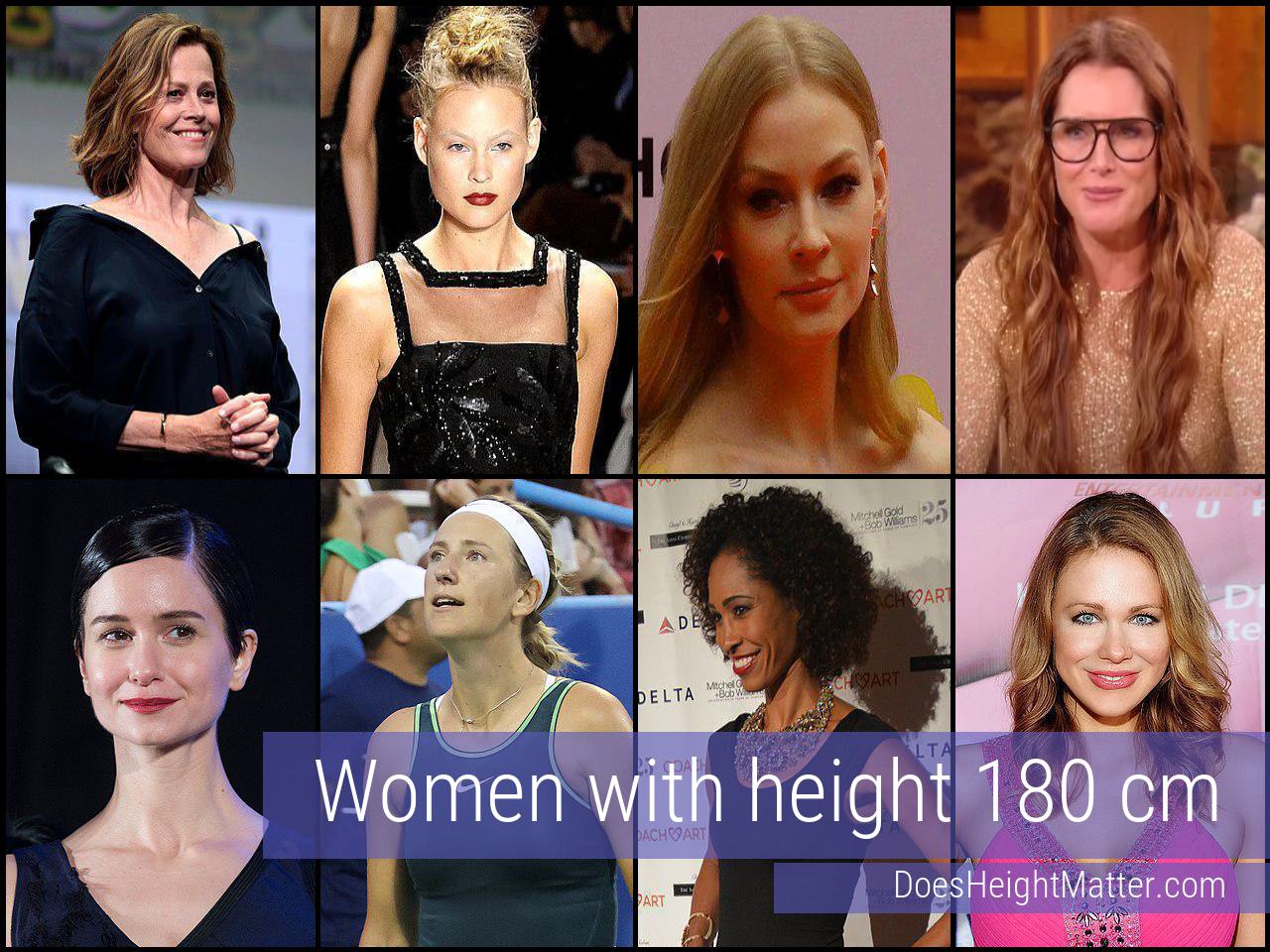 180 cm Female Celebrities